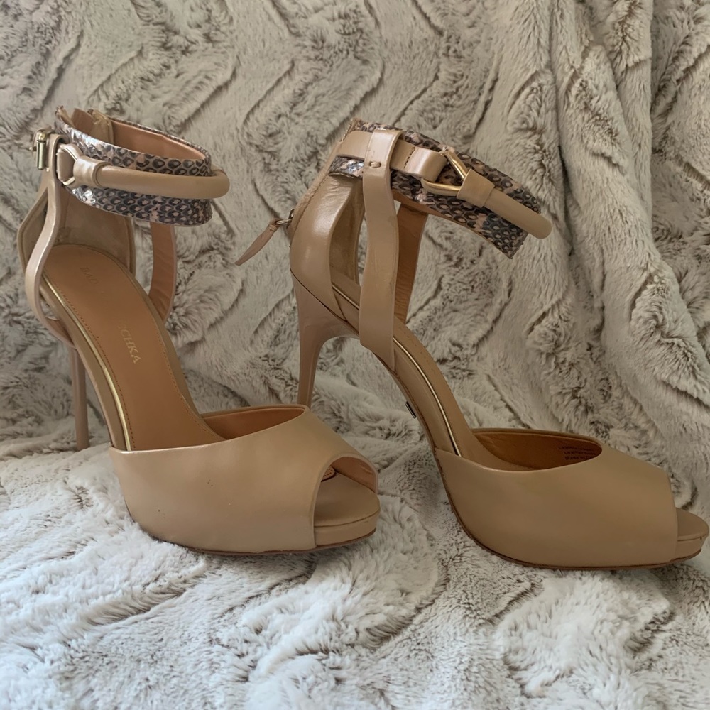 Badgley Mischka Gipsy Ankle Strap Leather Sandal